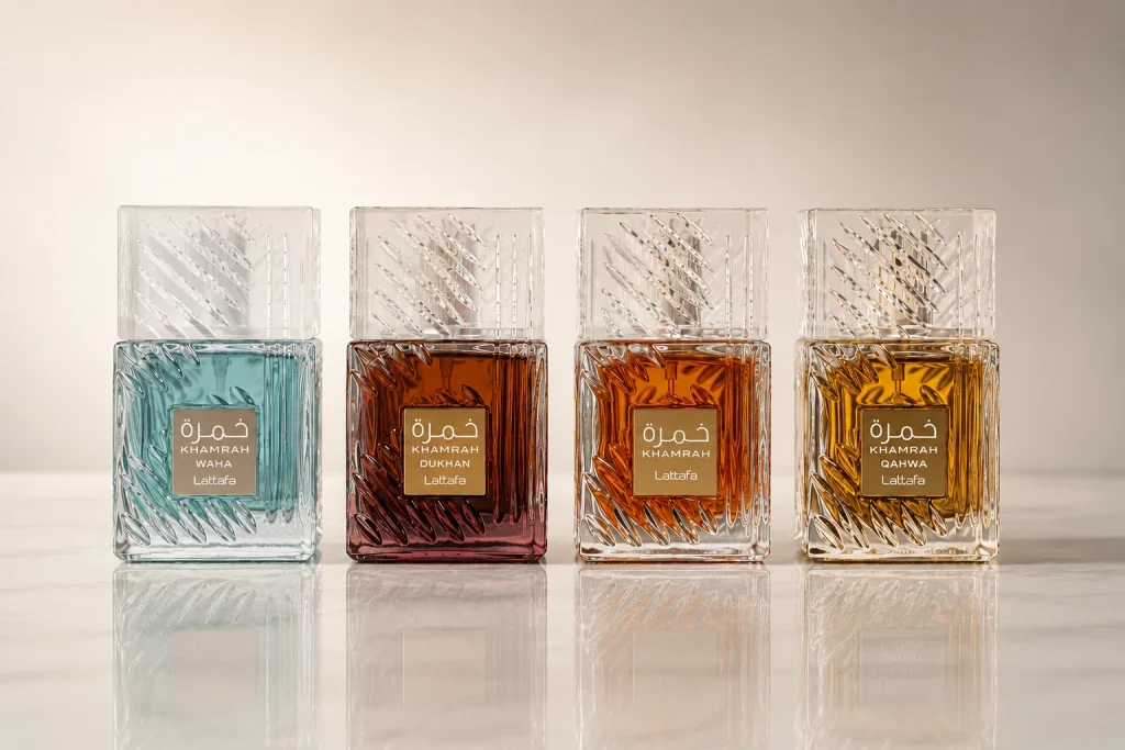 all lattafa khamrah perfume
