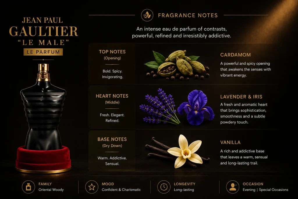 Jean Paul Gaultier Le Male Le Parfum Notes